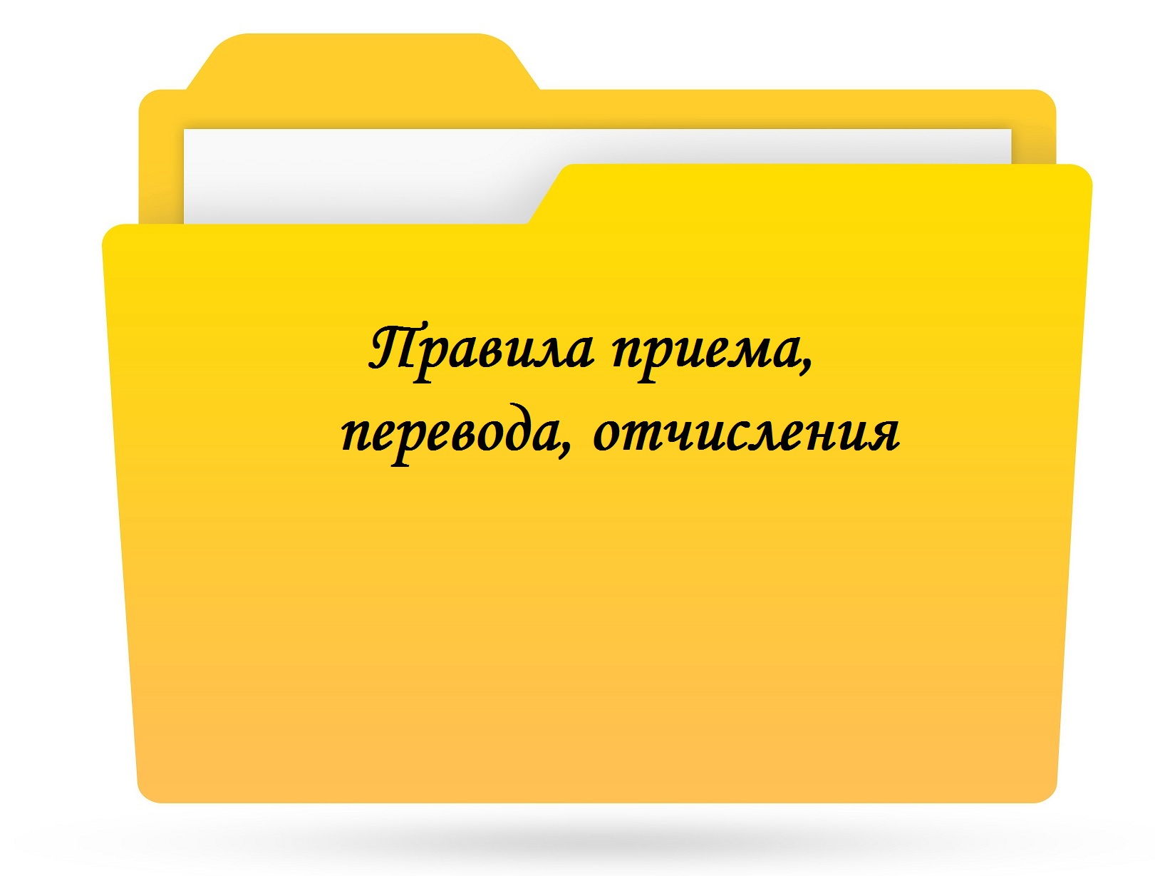 Правила приема, перевода, отчисления.